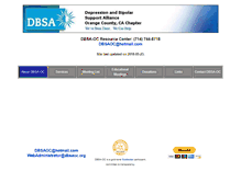 Tablet Screenshot of dbsaoc.org